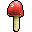 Red Fungi for feeding your snail in Beldamos Miner.
