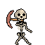 A skeleton in Beldamos Miner.